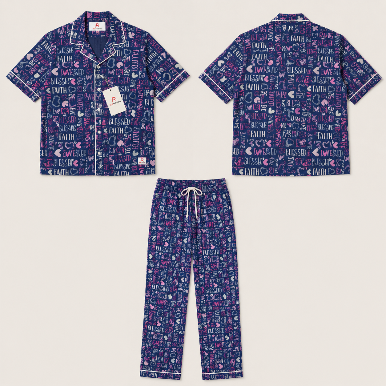 Red Fashion refined May drop men shirt